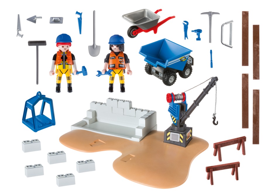 Playmobil Construction Site SuperSet Best Educational Infant Toys